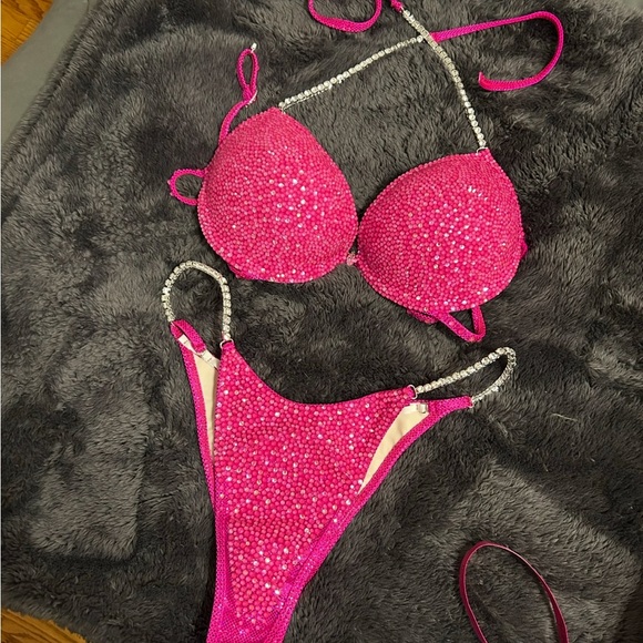 Pink NPC Competition Wellness Bikini - Picture 6 of 8